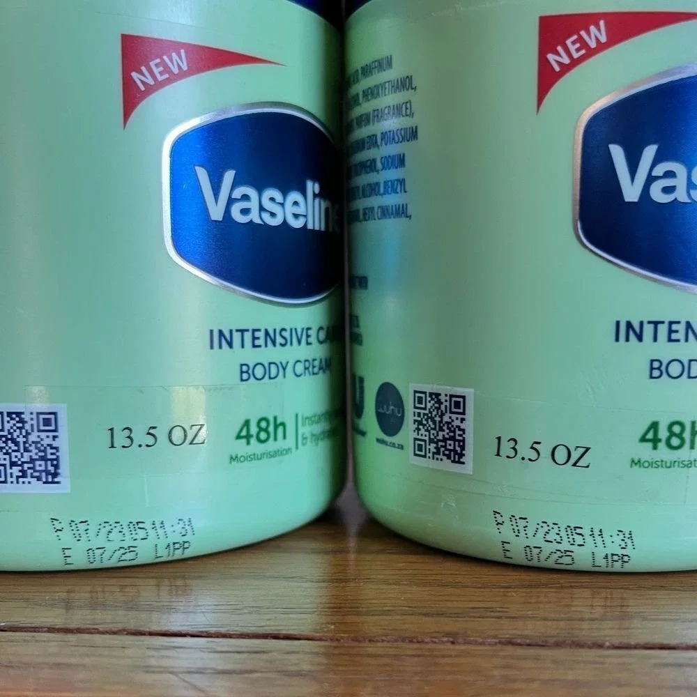 Vaseline Intensive Care‎ Body Cream with Pure Aloe Aloe Soothe 13.5oz NEW x 2